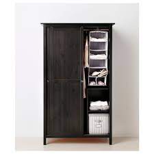 We are about to buy new bedroom furniture. Hemnes Wardrobe With 2 Sliding Doors Black Brown 120x197 Cm Ikea