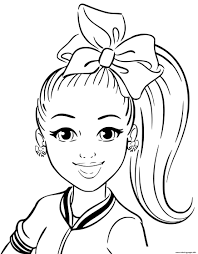 Jojo siwa printables for kids, jojo siwa images, jojo siwa coloring pictures, coloring pages of jojo siwa, jojo siwa. Jojo Siwa American Dancer Singer Actress Coloring Pages Printable