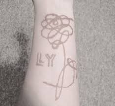 Do these cute little tattoos stir up ripples in your heart? Small Bts Love Yourself Tattoo Tattoo Design