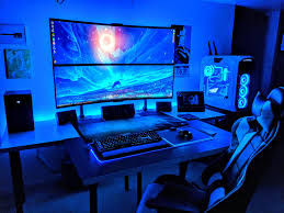 Https Ift Tt 2khnwcf Finished My Station Still Need To Tidy Up A Few Things Gaming Room Setup Battlestation Gaming Setup