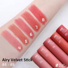 I love the velvet lip inks, but maybe i will try those for a bit more subtle colors. Peripera 2020 New Colors Ink Airy Velvet Stick Shopee Singapore