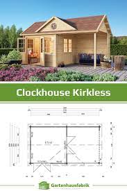 Im fachhandel bekommen sie hochwertige gartenhäuser in höherer qualität als im baumarkt. Rustikales Gartenhaus Mit Vordach Das Clockhouse Kirkless Gartenhaus Rustikale Landhauser Haus
