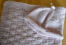 Basketweave Baby Blanket Stockinette