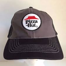 Pizza Hut Iq Group Black Gray Baseball Cap Hat Pizzahut Pizza Hat Hats Caps Hats Black And Grey
