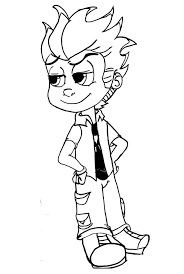 For fun to everyone, we have a variety of coloring pages for adults, anti stress and relaxing. Johnny Test Is Cool Coloring Page Free Printable Coloring Pages For Kids