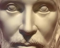 Buste de Jésus-Christ en céramique et biscuit : oeuvre d'art DIY prête à  peindre (9 x 6 po.)