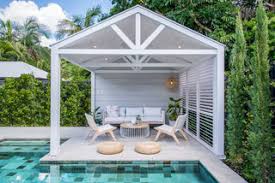 Amazing gallery of interior design and decorating ideas of backyard cabana in gardens, decks/patios, pools by elite interior designers. 75 Most Popular Outdoor With A Gazebo Cabana Design Ideas For December 2020 Houzz Nz