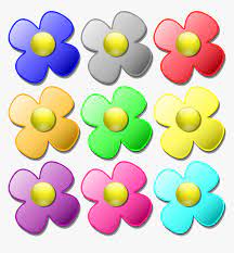 Free clip art flowers to color. Color Flowers Clip Art Printable Coloring Pages Free Different Color Flower Clipart Hd Png Download Kindpng