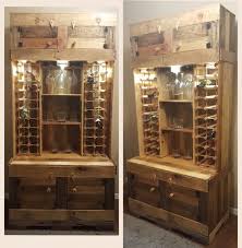 I built it in 2004 and it was one of the first real furniture projects i ever did. Diy Rustic Wine And Liquor Cabinet With Recessed Lighting Handcrafted From Pallet W Diy Outdoor Furniture Plans Diy Deck Furniture Pallet Furniture Restaurant