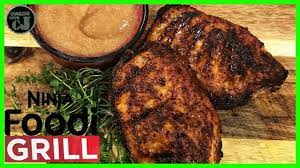 Grilled Pork Chops On The Ninja Foodi Grill Ninjafoodigrill Youtube Grilled Pork Steaks Pork Chop Recipes Grilled Grilled Pork Chops