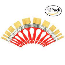 Amazon Com Us Art Supply 24 Pack Of 2 Inch Paint And Chip Paint Brushes For Paint Stains Varnishes Glues And G Home Tool Kits Paint Brushes Painting Tools