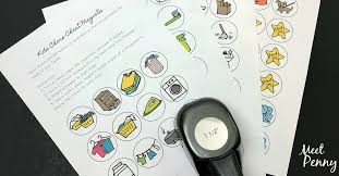 Free Printable Chore Chart Magnets For Kids Meet Penny