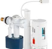 Ensemble Chasse d'Eau avec Robinet Flotteur et Mécanisme à Câble - Double  Chasse 3 litres / 6 litres - Installation Facile pour Réservoirs WC - NOYON  ...