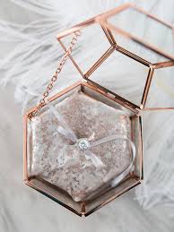 But rather, it is a box that will protect the ring from breakage, diamond chipping or worse, from lost. These Diy Hexagon Glass Ring Boxes Are Adorable