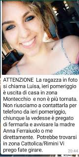 Montecchio, scomparsa Luisa Trottai: l'appello della madre