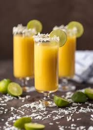 Beat the heat by adding the perfect touch with this recipe that has the. Tropical Mimosa Recipe Fun Coconut Water Cocktail The Cooke Rookie