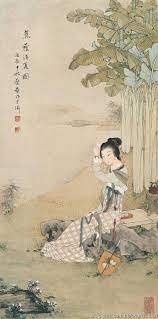 蔡嵐工筆作品 chinese art painting asian art art painting