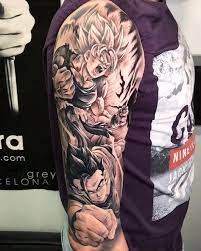 When majin buu first appeared after being released as a result of the battle between goku and vegeta in the third. Dragon Ball Cartoon Character Tattoo Ideas Body Tattoo Art