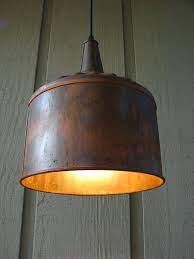 Lighting Industrial Lighting Funnel Hanging Lighting Etsy Rustic Lighting Cool Lighting Vintage Lighting