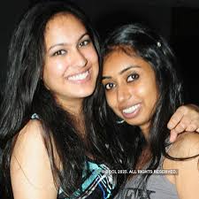 Manu Paul and Manu during a party held in Kochi.