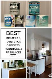 Oil primer is good when you're painting stained cabinets. Best Primers And Paints For Cabinets Furniture Fireplaces Paints Paint Primer Diy Homedecor H Painting Cabinets Painting Kitchen Cabinets Paint Primer