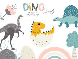 Download Dinosaur Svg File For Birthday Shirt Clipart For Baby Shower Invites By Popovamargarita Thehungryjpeg Com