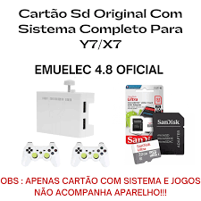 Cartão SD Original Com Sistema Para Game Stick Y7 X7 Versão Atualizada E  Desbloqueada