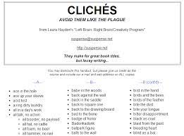 Pin By Christine Makhani On Writing Miscellaneous Writing Mechanics Cliche Purposive Communication