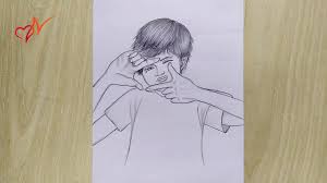 How To Draw A Stylish Boy Drawing For Beginners Step By Step Drawing Boy Drawing