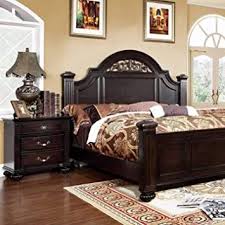Furniture Of America Vame Traditional Walnut 2 Piece Bedroom Set California King In 2020 Bedroom Set Furniture Of America Furniture