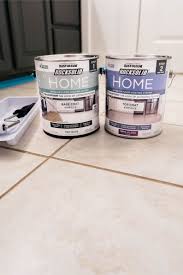 To paint a tiled floor. Diy How To Paint Ceramic Floor Tile Farmhouse Living