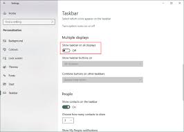 Black And White Taskbar Icons Windows 10 Disable Windows Taskbar On The Second Display Windows Display Helpful Hints