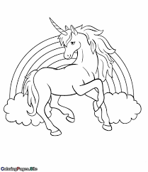 Rainbow Unicorn Coloring Page Elegant Coloring Unicorn Rainbow Coloring Pages Picture Ideas Unicorn Pictures To Color Unicorn Coloring Pages Unicorn Pictures
