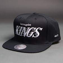 Bait X Nhl X Mitchell And Ness Los Angeles Kings Classic Snapback Cap Black White Snapback Mitchell Ness Snapback Cap
