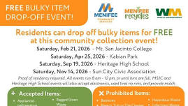 FREE Bulky Item Drop-Off Event