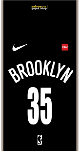 Gifted beyond measure, kevin durant is one of the deadliest scorers in basketball, blending his length, touch and athleticism to drive the game forward. Kevin Durant Brooklyn Nets Nba 35 Shirt Wallpaper Kevin Durant Brooklyn Nets Nba