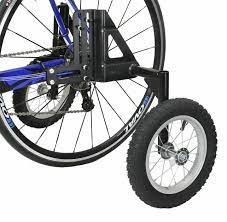 Fortop bicycle training wheels heavy duty rear with stabilizers mounted kit for kids boy girls bikes of 12 14 16 18 20 inch. Cyclingdeal Adjustable Adult Bicycle Bike Training Wheels Fits 20 To 29 Ebay