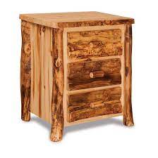 Apologies for the blurry photo of this. Midwest Log Furniture Nightstand From Dutchcrafters Amish Furniture