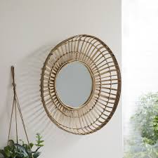 Un choix unique de miroir bambou disponible dans notre magasin. Miroir Rond En Bambou 76 Cm Decoration Pour La Maison Tikamoon