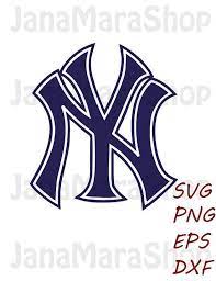 New York Yankees Logo Svg Digital Download Svg Dxf Eps Png For Use With Cameo Silhouette And Cricut Die New York Yankees Logo Yankees Logo New York Yankees