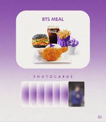 Mcdonald's bts meal launching may 26 as part of celebrity menu collaboration. Bts Photo Cards Mcdonalds