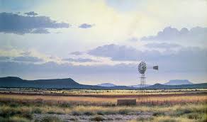 Wim Kosch South African Landscape Windmill Scene 500 X 300 Landscape Photography South Africa Art Landscape Art