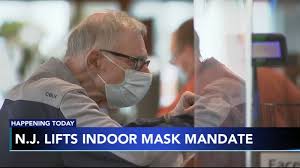 This is the moment in this morning's local paper: Reopening Nj New Jersey Lifts Covid 19 Indoor Mask Mandate Removes Social Distancing Requirement 6abc Philadelphia