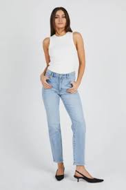 Mos Mosh Elly Gallon jeans vaalat farkut