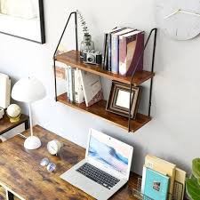 Achetez dès maintenant notre produit lustigt étagère murale, 37x37 cm. Ibuyke Etageres Murales Bois Et Metal 2 Etagere De Rangement Industrielle Pour Salon Chambre Bureau Salle De Bains Cuisine Rf Tm011 Cdiscount Maison