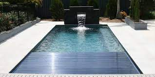 reflection with auto cover leisure pools new zealand leisure pools fiberglass pools pool designs