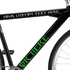 All type of bike frame stickers as well as bike frame decals are available at stickersprinting us in all the sizes colors which will make your bike unique. 2x Personalised Custom Design Bike Frame Text Lettering Anycol Decal Sticker V23 Ebay
