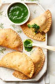 Curried Potato And Chickpea Vegan Empanadas Vegan Empanadas Food Recipes