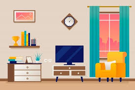 Modern Home Decor For Video Conferencing Free Vector Freepik Freevector In 2020 Home Decor Modern House Video Conferencing