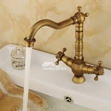 Whether you seek classic victorian splendor, the charm of an old country home, or a trendy vintage chic look these old fashioned style plumbing products are the perfect place to start. Vintage Bathroom Faucets Antique Brass Gold High Arc Gold 2 Handle
